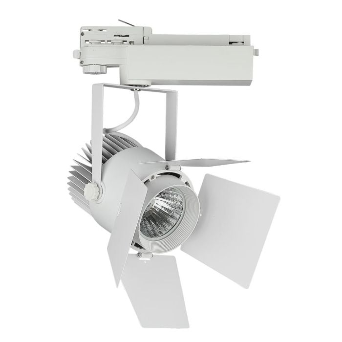 V-TAC LED Foco de carril - Samsung - IP20 - Blanco - 33W - 2640 Lumens - 3000K