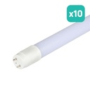 Tubo LED T8 V-TAC - IP20 - Blanco - 20W - 2100 Lúmenes - 4000K - 150CM - Pack de 10