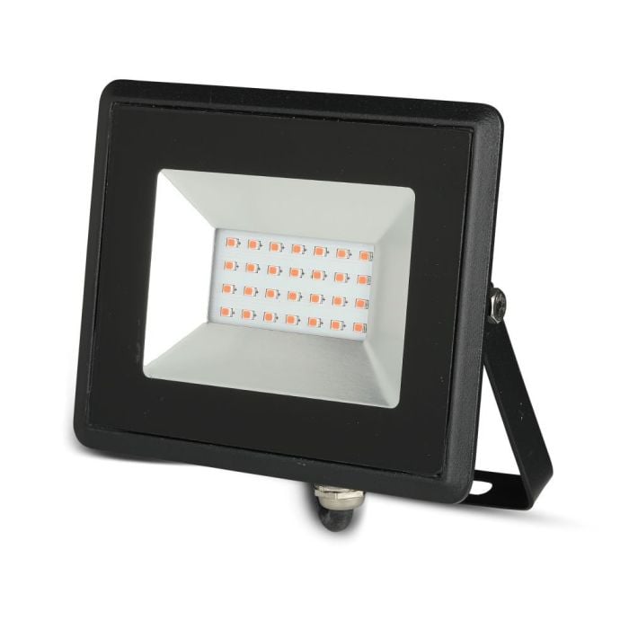 Proyector LED V-TAC - Serie E - Impermeable IP65 - Negro - Rojo - 20W