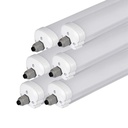 Regleta LED - Serie G - IP65 - Blanco - 48W - 5760 Lumens - 6500K - 150CM - Pack de 6