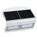 Aplique Solar V-TAC - IP65 Estanco - Blanco - 8W - 850 Lumens - 4000K