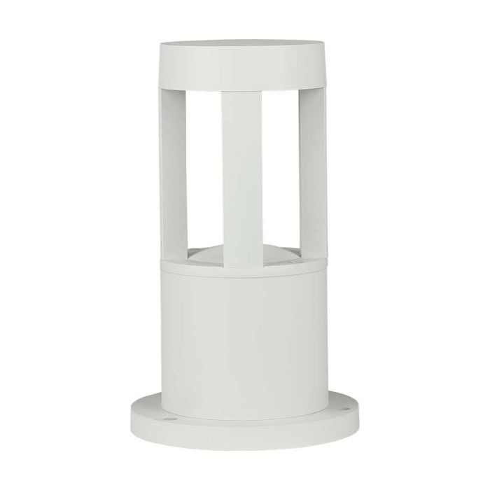 V-TAC Luz de Bolardo Exterior - IP65 Impermeable - Blanco - 10W - 1000 Lumens - 4000K - 25CM