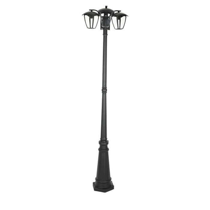 V-TAC Iluminación exterior - Lámpara de poste - Soporte E27 - IP44 - Negro