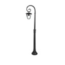 V-TAC Iluminación exterior - Lámpara de poste - Soporte E27 - IP44 - Negro