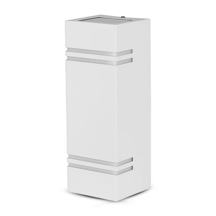 V-TAC Aplique Exterior - UP - Down - Accesorios de Pared - Soporte GU10 - IP44 - Blanco