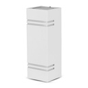 V-TAC Aplique Exterior - UP - Down - Accesorios de Pared - Soporte GU10 - IP44 - Blanco