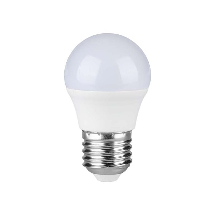 Bombilla LED V-TAC - Golf - Soporte E27 - IP20 - Blanca - 4.5W - 470 Lumens - 6500K