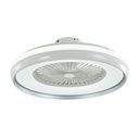 Ventilador de caja V-TAC - Motor CA - Blanco + Anillo Gris - 45W- 3000 Lumens - 3IN1