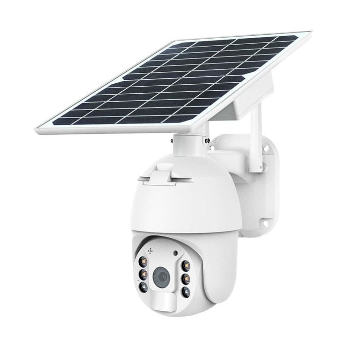 Cámara Solar Inteligente - IP65 - Blanco - 4G - PTZ