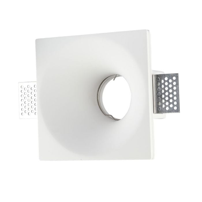 V-TAC LED Aro cuadrado - Empotrable - GU10 - IP20 - Blanco