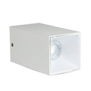 V-TAC Aro cuadrado LED - Accesorios de Superficie - GU10 - IP20 - Blanco + Blanco