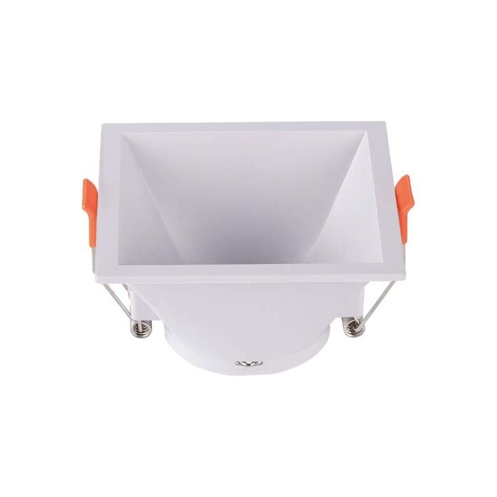 V-TAC Aro cuadrado LED - Empotrable - GU10 - IP20 - Blanco