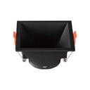 V-TAC Aro cuadrado LED - Empotrable - GU10 - IP20 - Negro