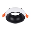 V-TAC LED Aro redondo  - Empotrables - GU10 - IP20 - Blanco + Negro