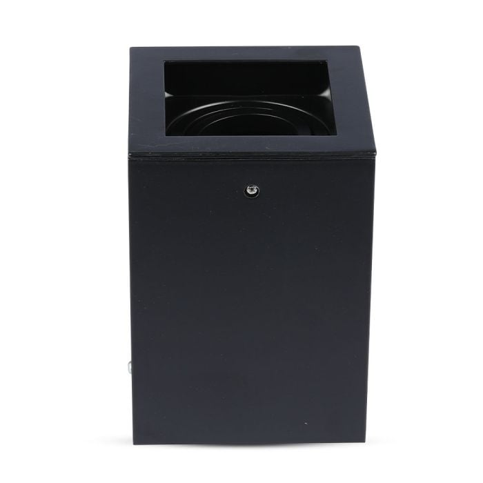 V-TAC LED Aro cuadrado - Accesorios de superficie - GU10 - IP20 - Negro