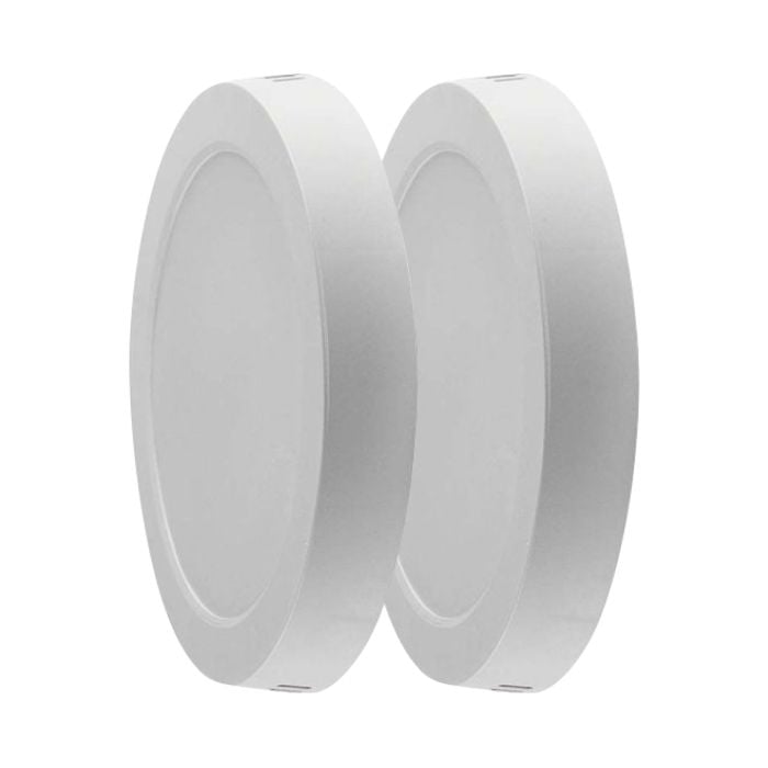 Mini panel LED V-TAC - Superficie retroiluminada - IP20 - Blanco - 6W - 660 Lúmenes - 4000K - Pack de 2