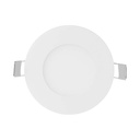 Mini panel LED redondo V-TAC - Serie Premium - IP20 - Blanco - 3W - 130 Lúmenes - 4000K