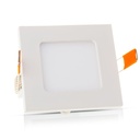 Mini panel LED cuadrado V-TAC - Serie Premium - IP20 - Blanco - 3W - 210 Lúmenes - 6400K