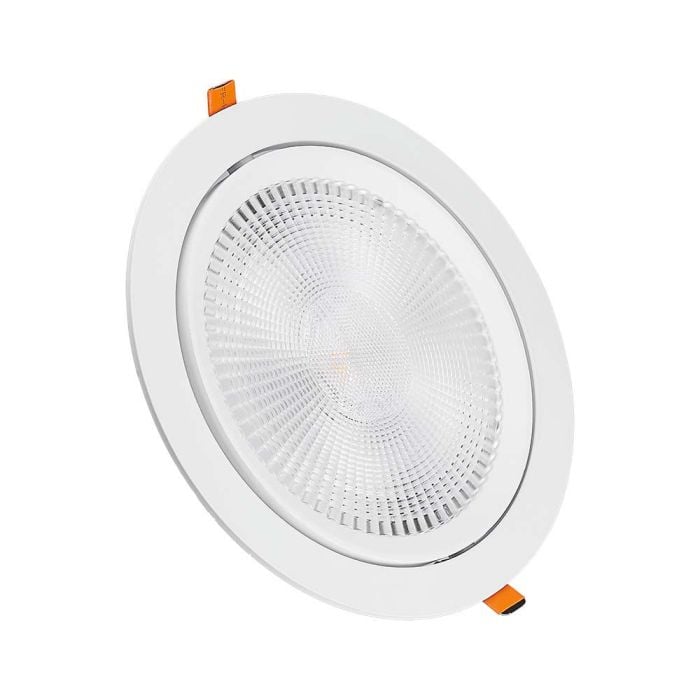 V-TAC LED Foco empotrable Ajustable - Samsung - IP20 - Blanco - 20W - 1975 Lumens - 6400K