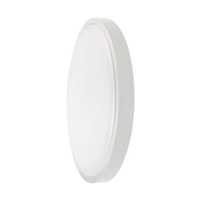 V-TAC LED Plafón redondo - Samsung - Sensor - IP44 - Blanco - 18W- 1830 Lumens - 4000K - 295MM