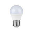 Bombilla LED V-TAC - Samsung - Golf - Soporte E27 - IP20 - Blanca - 4.5W - 470 Lumens - 3000K