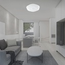 V-TAC Lámpara de techo de diseño - Mando a distancia con cambio de color - IP20 - 60W- 6000 Lumens - 3IN1