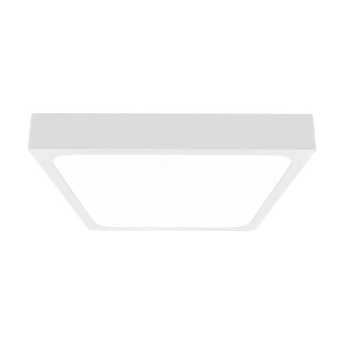 V-TAC LED Plafón cuadrado - Sensor Microondas - IP44 - Blanco - 24W - 2400 Lumens - 4000K - 295MM