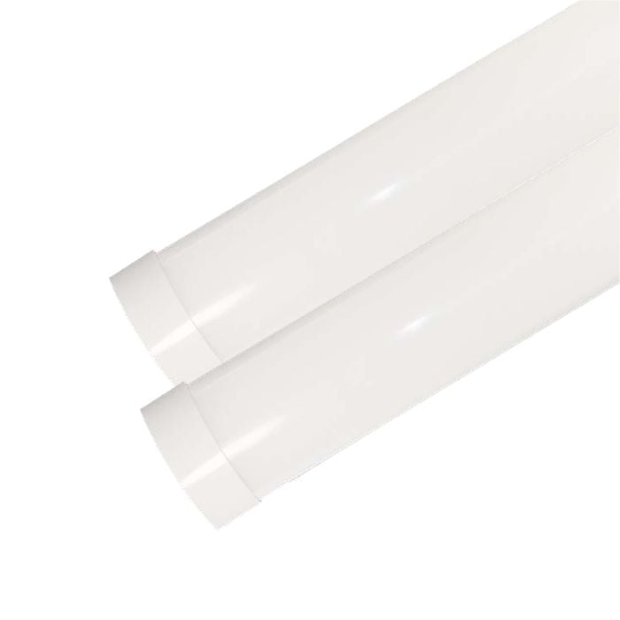Regleta Prismática LED - Samsung - 120lm/w - IP20 - Blanca - 40W - 4800 Lúmenes - 6500K - 120CM  - Pack de 2
