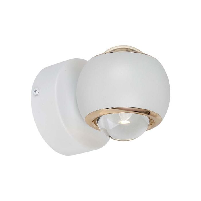 Aplique LED Redondo V-TAC - IP20 - Cuerpo Blanco - 10W - 950 Lumens - 3000K