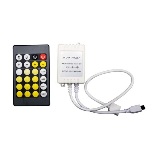 [2901] Tiras de luz LED V-TAC - Accesorios - Controlador de infrarrojos - Mando a distancia - 24 botones - 3IN1
