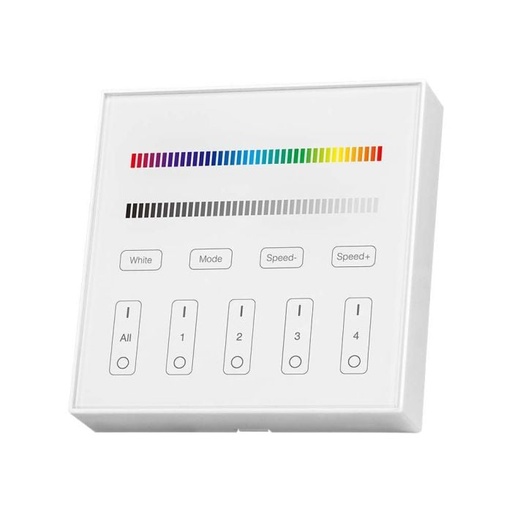 [2917] V-TAC Tira de Luz LED - Accesorios - Controlador WiFi 4 Zonas - RGB + W - Blanco