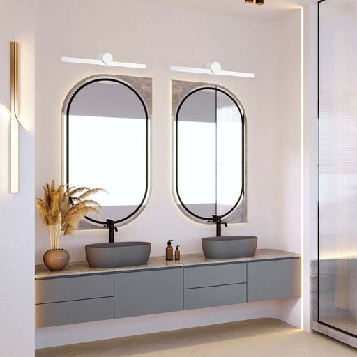 [405811] V-TAC LED Luz Espejo Pared - IP65 Impermeable - Blanco - 10W - 1530 Lumens - 3000K