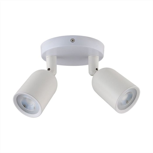 [7981] V-TAC Aplique LED - Doble Cabezal - IP20 - Blanco