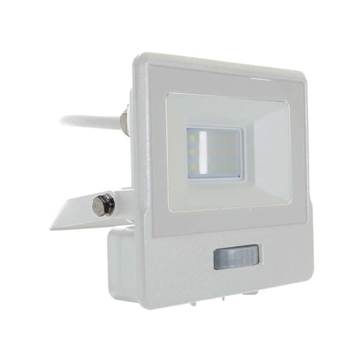 [20293] Proyector LED V-TAC - Samsung - Sensor PIR - Impermeable IP65 - Blanco - 10W - 735 Lúmenes - 4000K