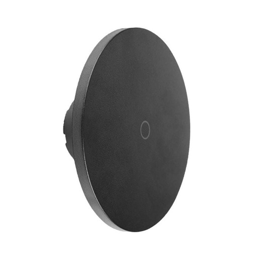 [7853] V-TAC LED Aplique redondo - CCT - Cambiable - IP65 Impermeable - Negro - 12W - 1200 Lumens - 3IN1