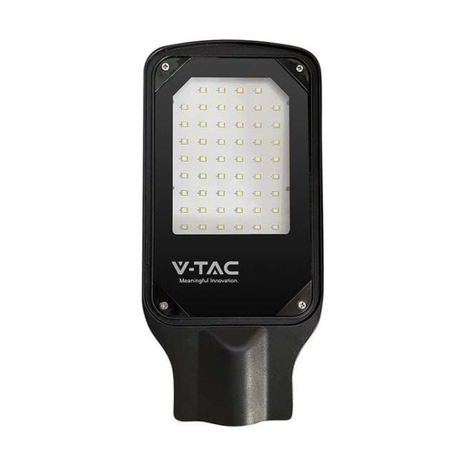 [10207] Farola LED Slim - IP65 Impermeable - Negra - 30W - 2510 Lumens - 6500K