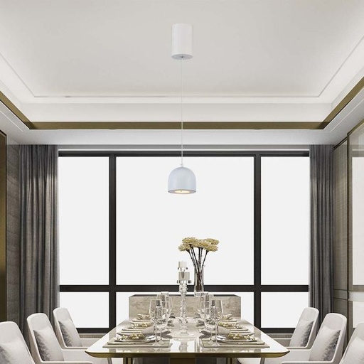 [7993] V-TAC Luz de Techo de Diseño - IP20 - Cuerpo Blanco - 8.5W- 850 Lumens - 3000K