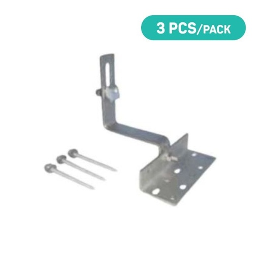 [11746] V-TAC Gancho ajustable para tejas de hormigón retráctil - 3 uds./paquete