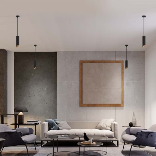 [6685] Lámpara Colgante V-TAC - GU10 - IP20 - Negro