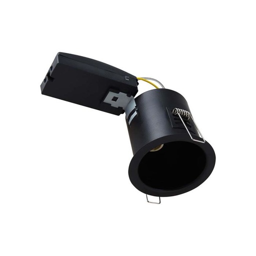 [11281] Lámpara empotrada LED - Push and Lock - Can Bezel Fittings - IP20 - Negro
